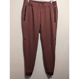 Gymshark Apex Technical Joggers Sweatpants Men's‎ Size Medium Cherry Brown Red